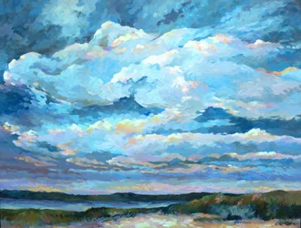 Serie Country Cloud, c.1980-95 (óleo sobre lienzo)