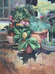 Porche de David, 2004 (óleo sobre lienzo)