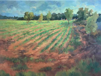 Temprano por la mañana, c.1980-2000 (óleo sobre lienzo)