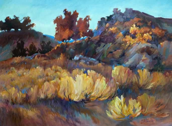 Rock Ridge, c.1990-2005 (óleo sobre lienzo)