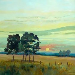 Amanecer, 2007 (óleo sobre lienzo)