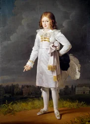 Retrato de cuerpo entero de Federico Napoleón, Príncipe Bacciochi
