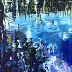 Reflejos abstractos en el agua