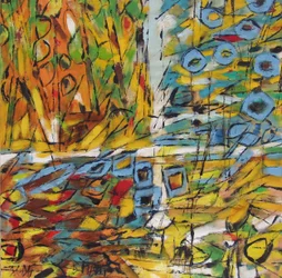 Paisaje abstracto lleno de vida