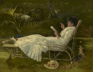 Mujer leyendo