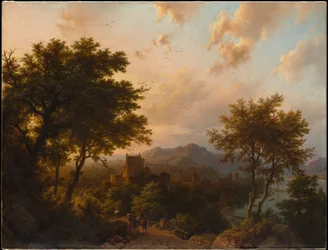 Puesta de sol en el Rin
