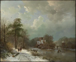 Paisaje invernal, Holanda