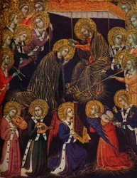 La Coronación de la Virgen, 1374