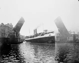 Barco Eastland, Chicago, Illinois, EE.UU., c.1900