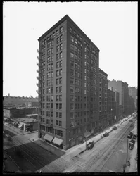 Edificio Pontiac, Chicago, Illinois, EE.UU., c.1891