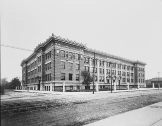 Escuela Secundaria Wendell Phillips, Chicago, Illinois, EE.UU., c.1904