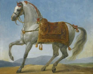 Marengo, el caballo de Napoleón I de Francia, por Antoine Jean Gros, barón