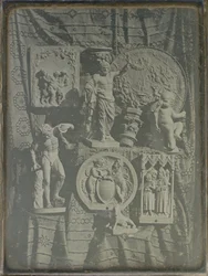 Bodegón con moldes de yeso