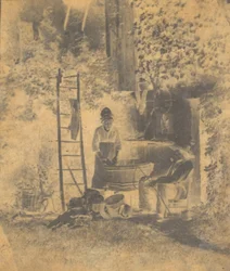 La lavandería, 1840s