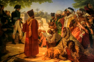 El general Bonaparte agasaja a los rebeldes de El Cairo, en 1798. 1808 (óleo sobre lienzo)