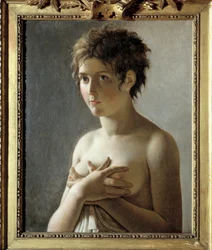 Retrato de una niña en busto