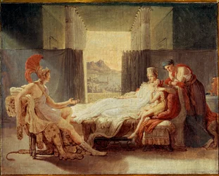 Boceto para Eneas contando a Dido las desgracias de Troya, antes de 1813
