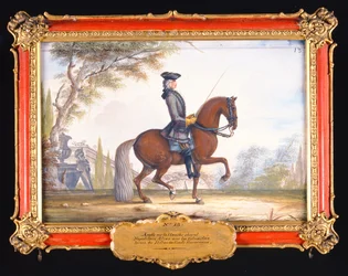 No. 13 Pasos de doma realizados por un caballo napolitano de la Escuela Española de Equitación llamado Alzan