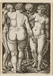 La muerte y las tres mujeres desnudas