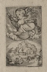 Genio montado en una bola, 1520