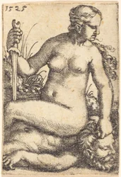 Judith sentada sobre el cuerpo de Holofernes