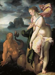 Glauco y Escila, 1581
