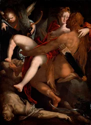 Hércules, Deyanira y el centauro Neso