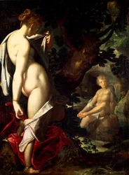 Hermaphroditus y Salamace, de Bartholomaeus Spranger (1546-1611)