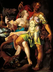 Odiseo y Circe, de Bartholomaeus Spranger (1546-1611)