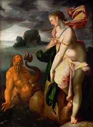 Escila y Glauco, ca 1580-1582