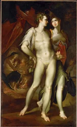 " Sine Cerere et Baccho friget Venus" 1590 (pintura sobre lienzo)