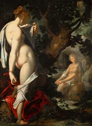La ninfa Salmacis y Hermafrodito, ca 1580-1582