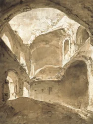 Interior de una Antigua Ruina