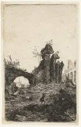 Ruinas del Coliseo, lámina 10 de Las ruinas de Roma