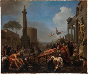 El martirio de san Lorenzo