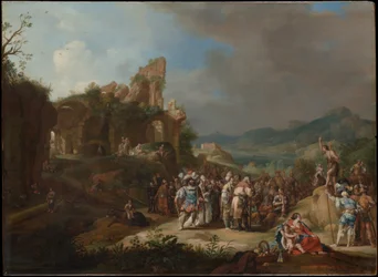 La predicación de Juan el Bautista