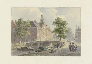 El Spui en La Haya, visto desde el sur