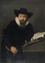 Retrato de un hombre desconocido, probablemente un ministro protestante