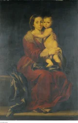 Según Bartolomé-Esteban Murillo - La Virgen con el Niño, c.1660 - c.1699