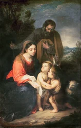 La Sagrada Familia con el Niño san Juan