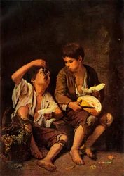 Los comedores de melón, ca. 1650, 1946