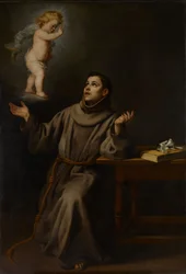 La visión de San Antonio de Padua, 1652