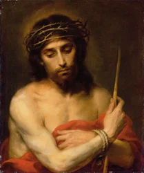 Cristo Varón de Dolores (óleo sobre lienzo)