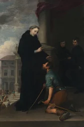 San Tomás de Villanueva cura a un cojo
