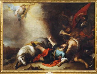 La conversión de San Pablo (pintura sobre lienzo)
