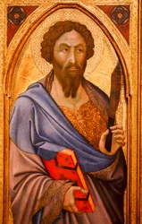 San Bartolomé. Siglo XIV (Témpera sobre madera)