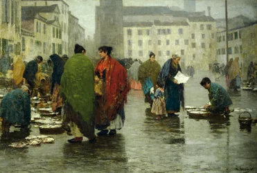 Día de abstinencia, de Bartolomeo Teófilo Ismaele Bezzi (1851-1923)