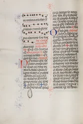 Misal: Fol. 112v: contiene algo de música como parte de la liturgia del Domingo de Ramos, 1469