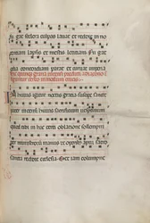 Misal: Fol. 156: Música para Exultet, 1469