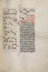 Misal: Fol. 172: Música para Aleluya, etc. al comienzo de Pascua, 1469